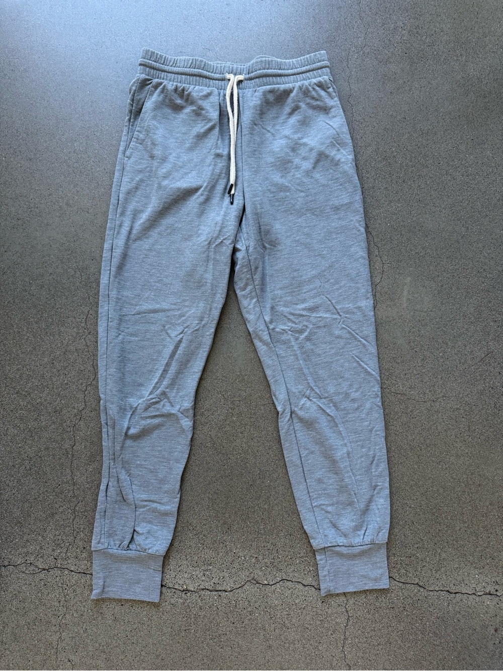 Women’s Light Gray Jogger Sweatpants - Casual Drawstring Pants